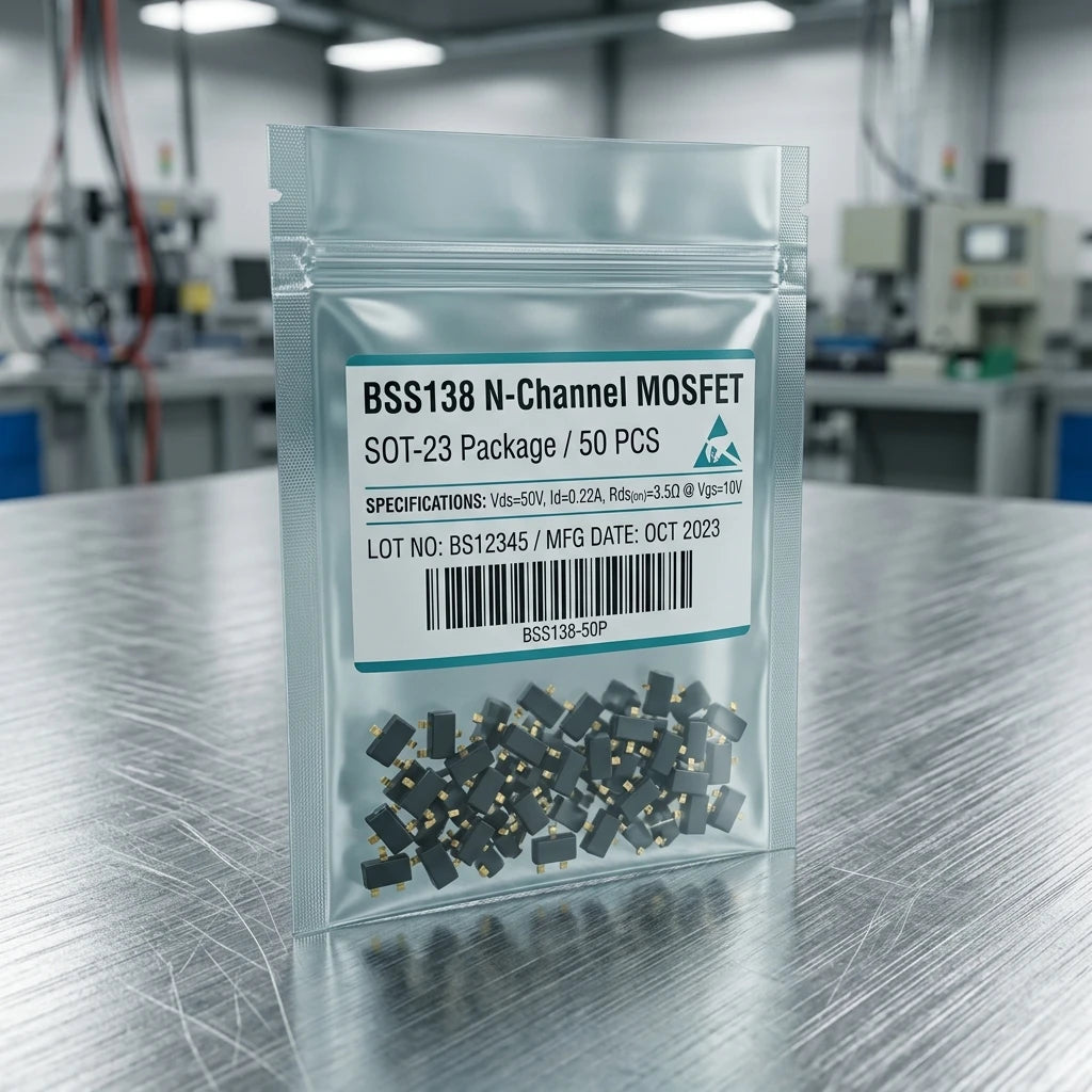 BSS138 N-Channel Logic Level MOSFET (Pack of 50)