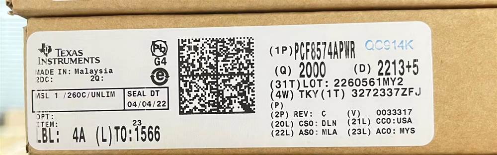 Integrated IC Electronic Components In-Stock PCF8574APWR