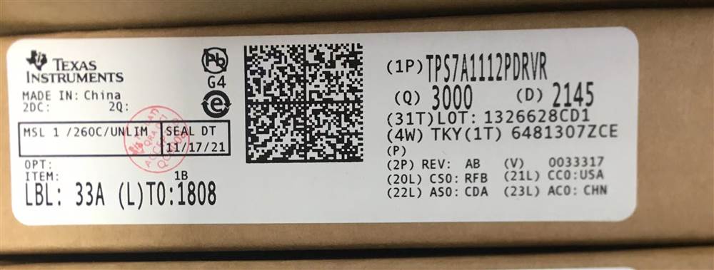 Integrated IC Electronic Components In-Stock TPS7A1112PDRVR
