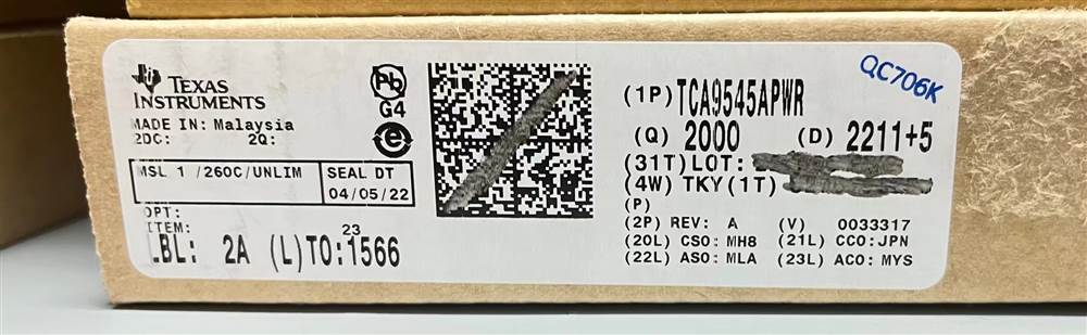 Integrated IC Electronic Components In-Stock TCA9545APWR