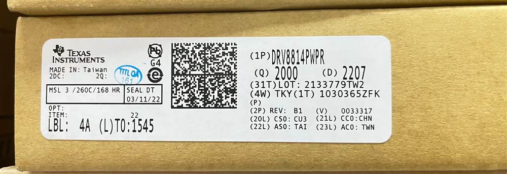 Integrated IC Electronic Components In-Stock DRV8814PWPR