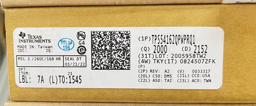 Integrated IC Electronic Components In-Stock TPS54162QPWPRQ1