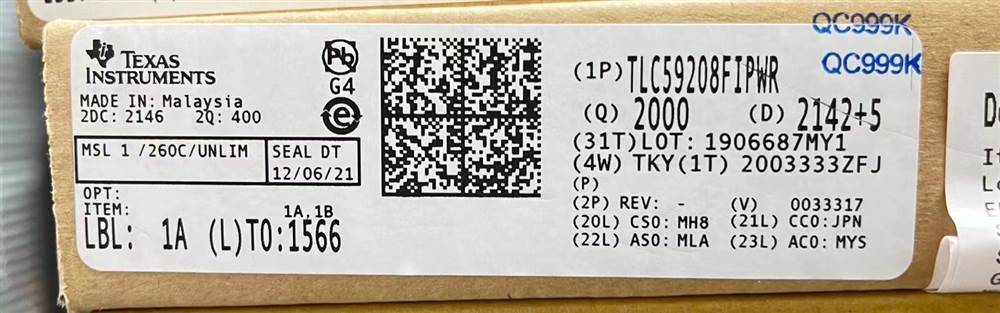 Integrated IC Electronic Components In-Stock TLC59208FIPWR