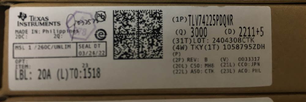 Integrated IC Electronic Components In-Stock TLV74225PDQNR