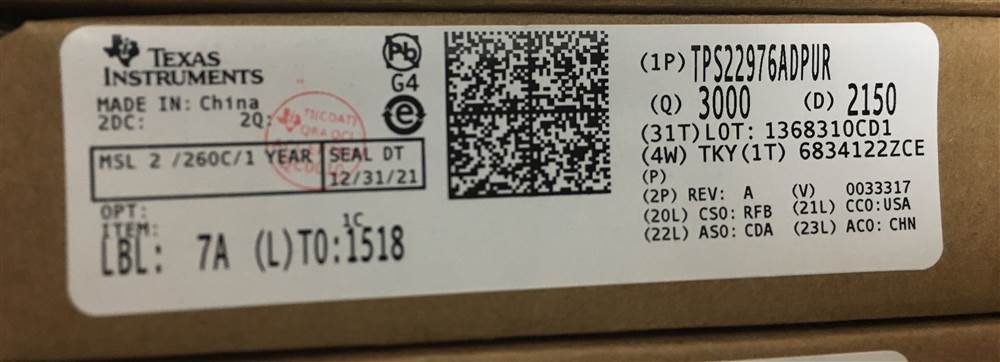Integrated IC Electronic Components In-Stock TPS22976ADPUR