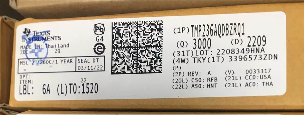 Integrated IC Electronic Components In-Stock TMP236AQDBZRQ1