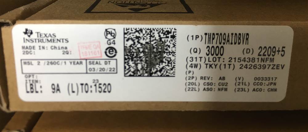 Integrated IC Electronic Components In-Stock TMP709AIDBVR