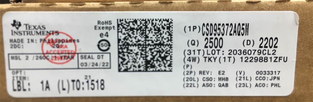 Integrated IC Electronic Components In-Stock CSD95372AQ5M