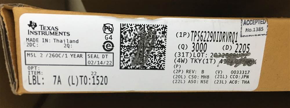 Integrated IC Electronic Components In-Stock TPS62290IDRVRQ1