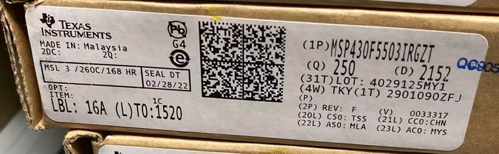 Integrated IC Electronic Components In-Stock MSP430F5503IRGZT