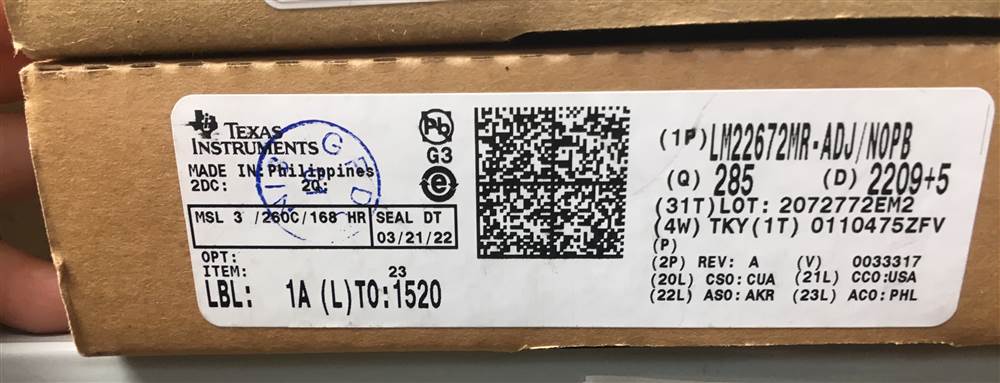 Integrated IC Electronic Components In-Stock LM22672MR-ADJ/NOPB