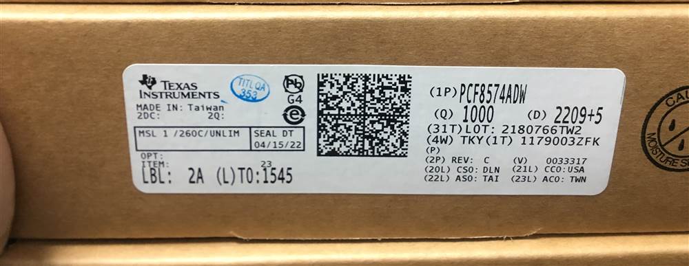 Integrated IC Electronic Components In-Stock PCF8574ADW