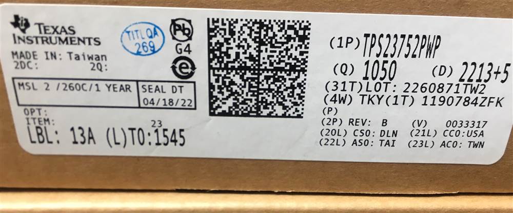 Integrated IC Electronic Components In-Stock TPS23752PWP