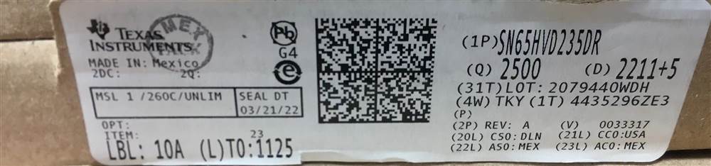 Integrated IC Electronic Components In-Stock SN65HVD235DR