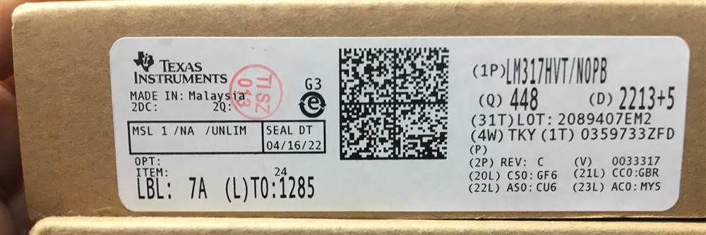 Integrated IC Electronic Components In-Stock LM317HVT/NOPB