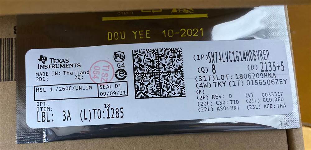 Integrated IC Electronic Components In-Stock SN74LVC1G14MDBVREP