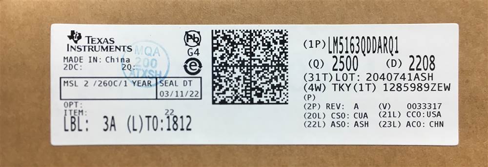 Integrated IC Electronic Components In-Stock LM5163QDDARQ1