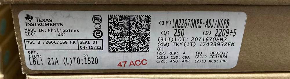 Integrated IC Electronic Components In-Stock LM22670MRE-ADJ/NOPB