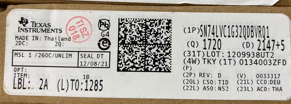 Integrated IC Electronic Components In-Stock SN74LVC1G32QDBVRQ1