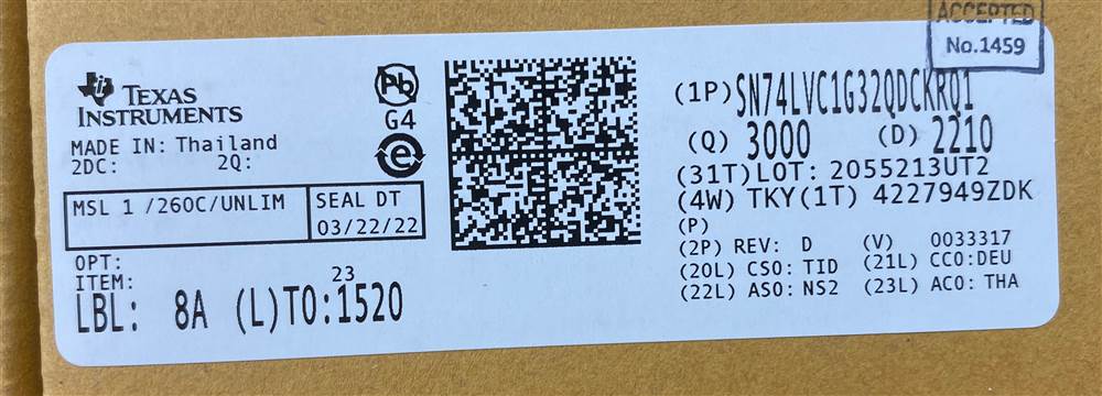 Integrated IC Electronic Components In-Stock SN74LVC1G32QDCKRQ1