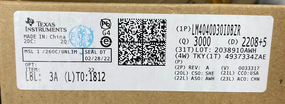 Integrated IC Electronic Components In-Stock LM4040D30IDBZR