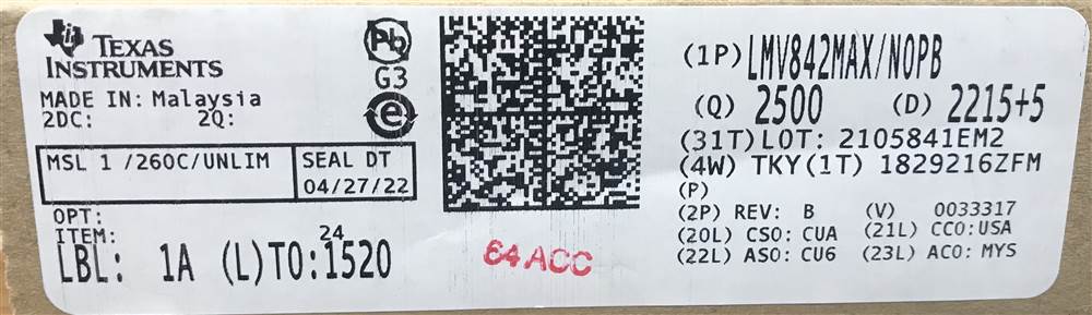 Integrated IC Electronic Components In-Stock LMV842MAX?NOPB