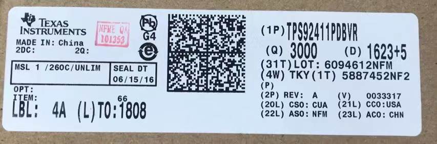 Integrated IC Electronic Components In-Stock TPS92411PDBVR