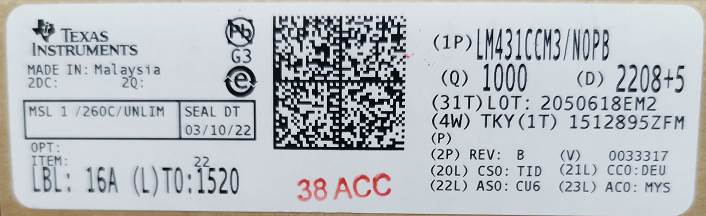 Integrated IC Electronic Components In-Stock LM431CCM3/NOPB