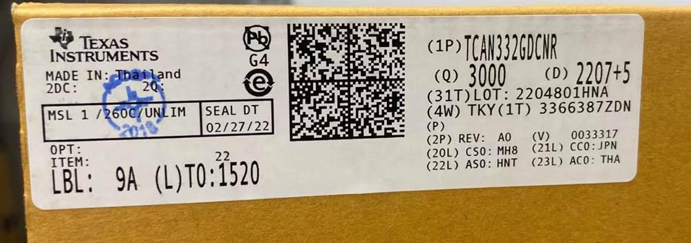 Integrated IC Electronic Components In-Stock TCAN332GDCNR