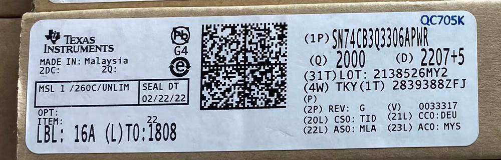 Integrated IC Electronic Components In-Stock SN74CB3Q3306APWR