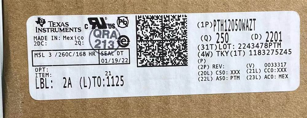 Integrated IC Electronic Components In-Stock PTH12050WAZT