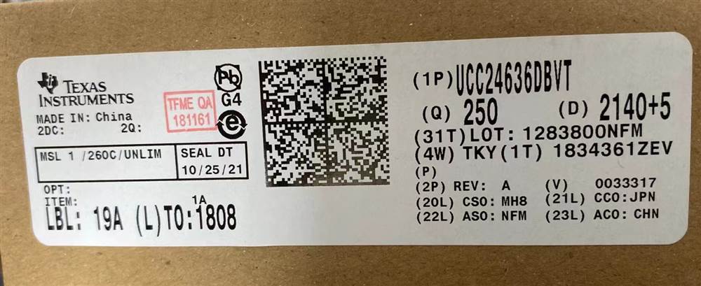 Integrated IC Electronic Components In-Stock UCC24636DBVT