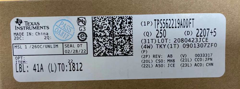 Integrated IC Electronic Components In-Stock TPS562219ADDFT