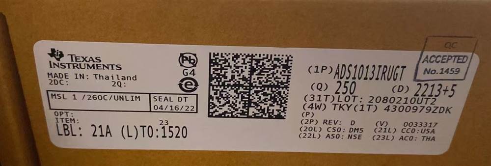 Integrated IC Electronic Components In-Stock ADS1013IRUGT