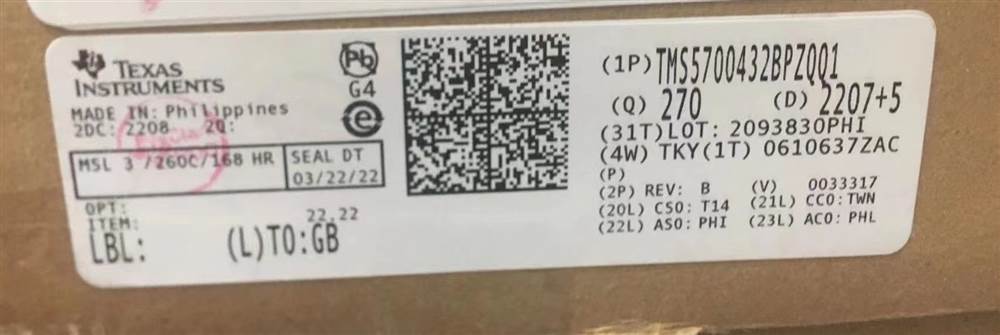 Integrated IC Electronic Components In-Stock TMS5700432BPZQQ1