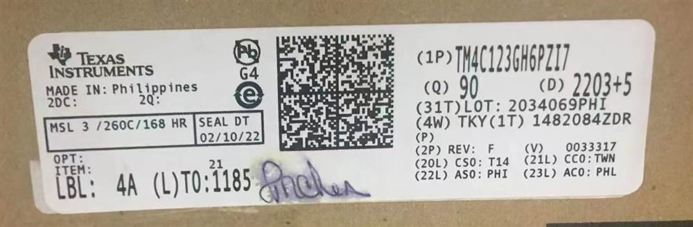 Integrated IC Electronic Components In-Stock TM4C123GH6PZI7