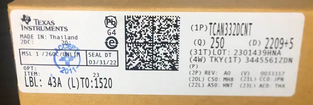 Integrated IC Electronic Components In-Stock TCAN332DCNT