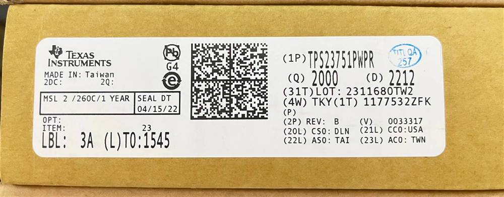 Integrated IC Electronic Components In-Stock TPS23751PWPR
