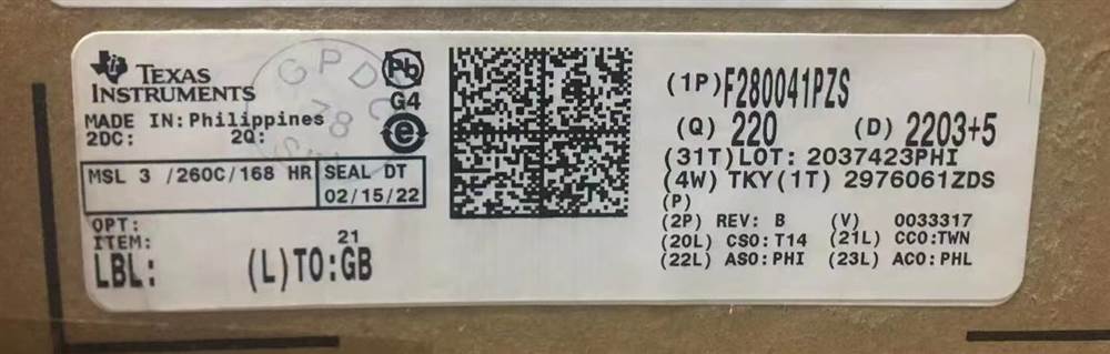Integrated IC Electronic Components In-Stock F280041PZS