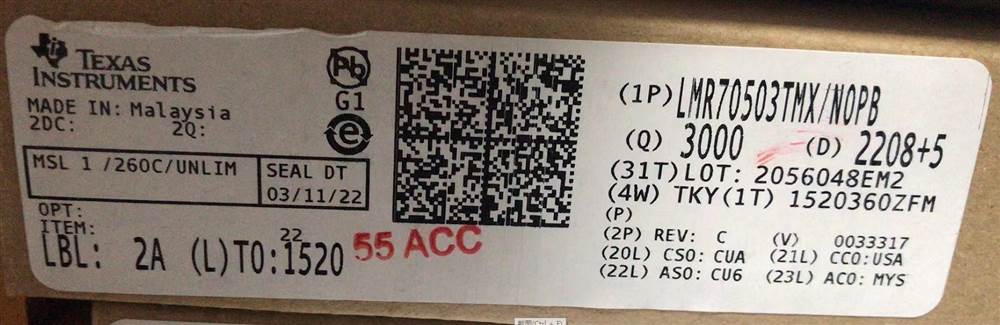 Integrated IC Electronic Components In-Stock LMR70503TMX/NOPB