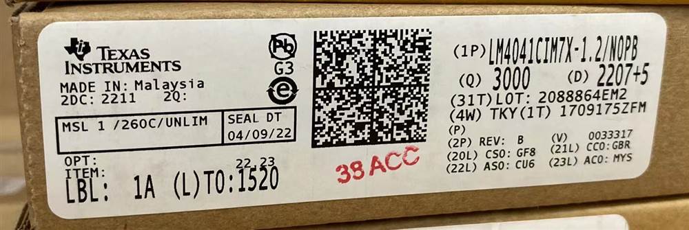 Integrated IC Electronic Components In-Stock LM4041CIM7X-1.2/NOPB