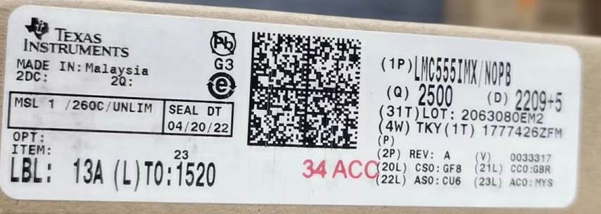 Integrated IC Electronic Components In-Stock LMC555IMXNOP