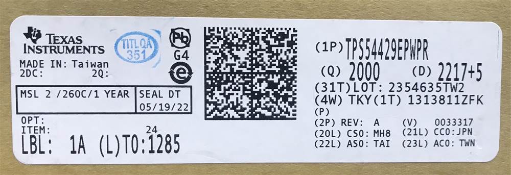 Integrated IC Electronic Components In-Stock TPS54429EPWPR