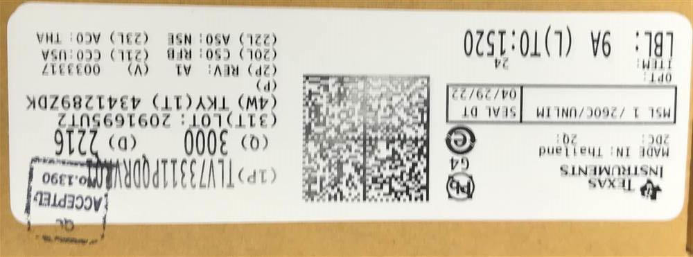 Integrated IC Electronic Components In-Stock TLV73311PQDRVRQ1