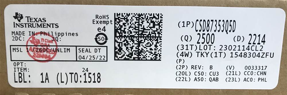 Integrated IC Electronic Components In-Stock CSD87353Q5D