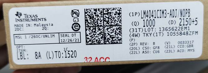 Integrated IC Electronic Components In-Stock LM4041CIM3-ADJ/NOPB
