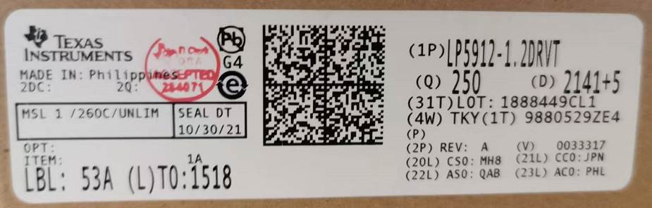 Integrated IC Electronic Components In-Stock LP5912-1.2DRVT