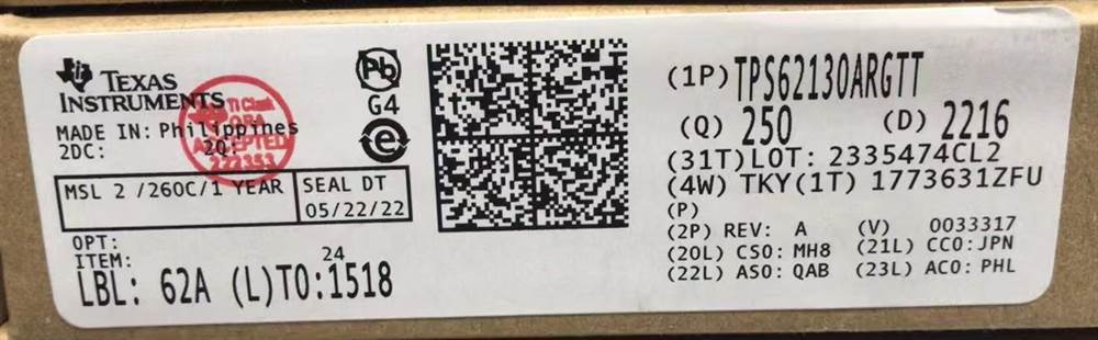 Integrated IC Electronic Components In-Stock TPS62130ARGTT
