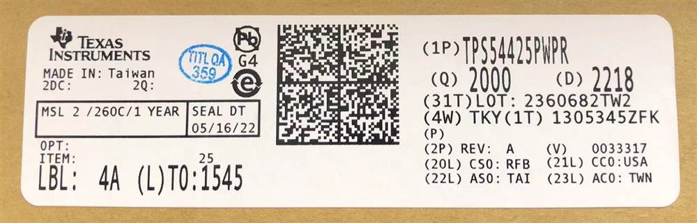 Integrated IC Electronic Components In-Stock TPS54425PWPR