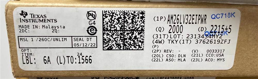 Integrated IC Electronic Components In-Stock AM26LV32EIPWR